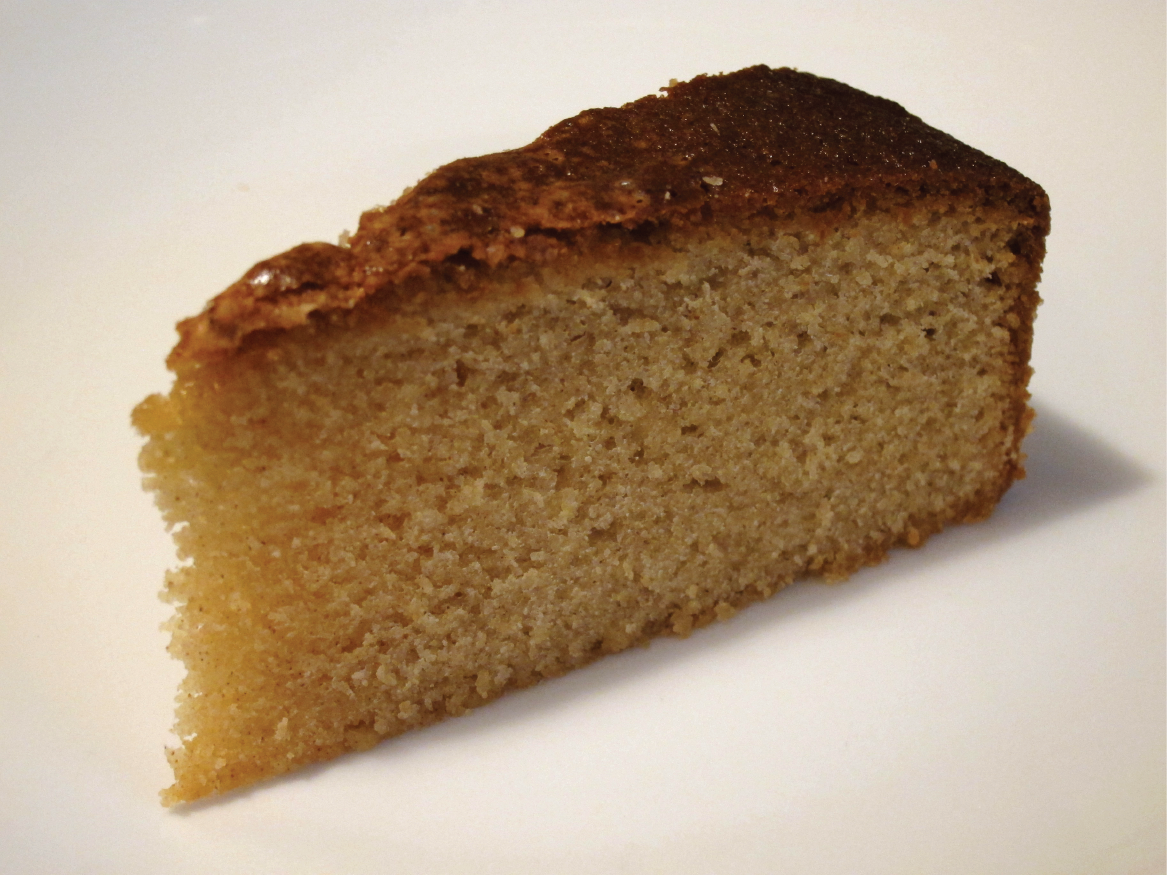 almond paste + almond butter + almond extract = cake